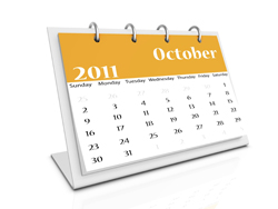 October 2011 Commercial Calendar