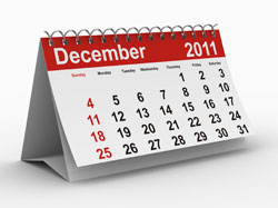 December 2011 Commercial Calendar
