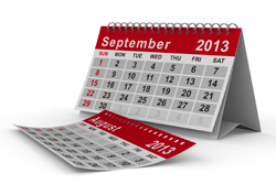September 2013 Commercial Events Calendar
