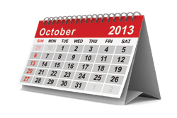 October 2013 Commercial Events Calendar