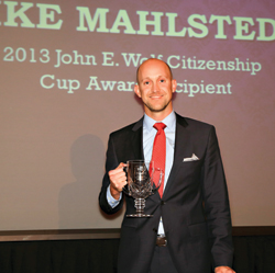 2013 John E. Wolf Community Service Award Recipient: Mike Mahlstedt