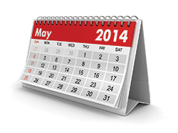 May 2014 Commercial Events Calendar