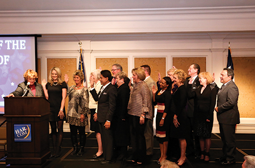 2015 HAR Board of Directors are installed.