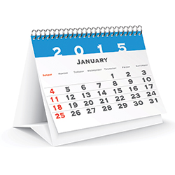 January 2015 Commercial Events Calendar