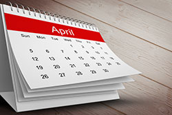 April 2015 Commercial Events Calendar