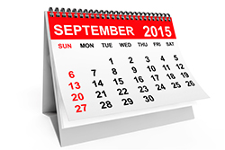 September 2015 Commercial Events Calendar