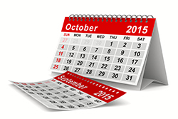 October 2015 Commercial Events Calendar