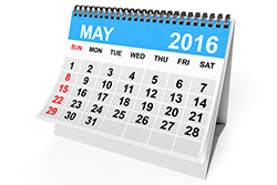 May 2016 Commercial Events Calendar