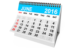 June 2016 Commercial Events Calendar