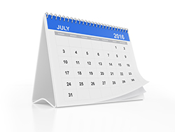July 2016 Commercial Events Calendar