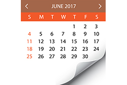 June 2017 Commercial Events Calendar