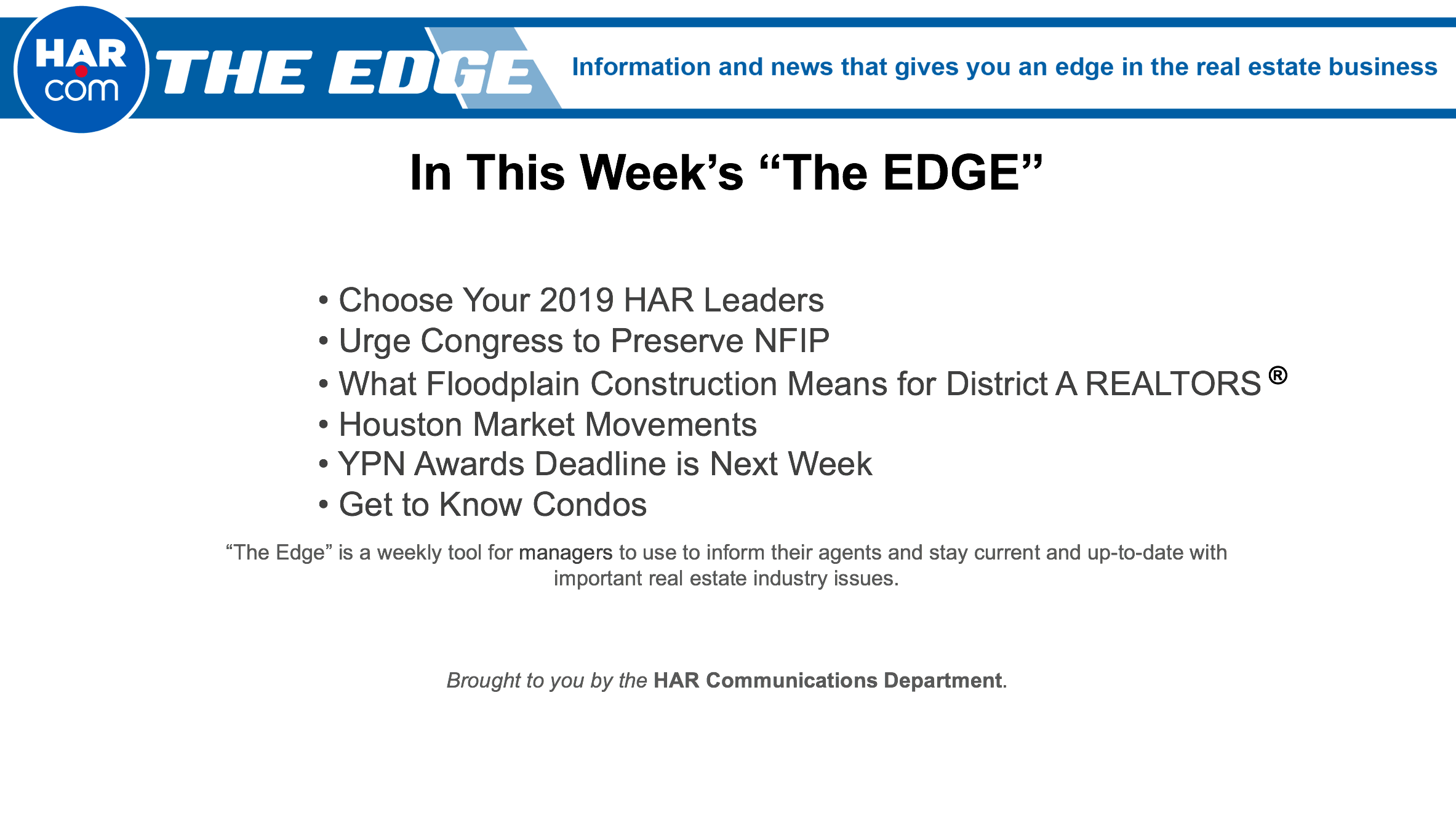 The EDGE: Week Of July 23, 2018