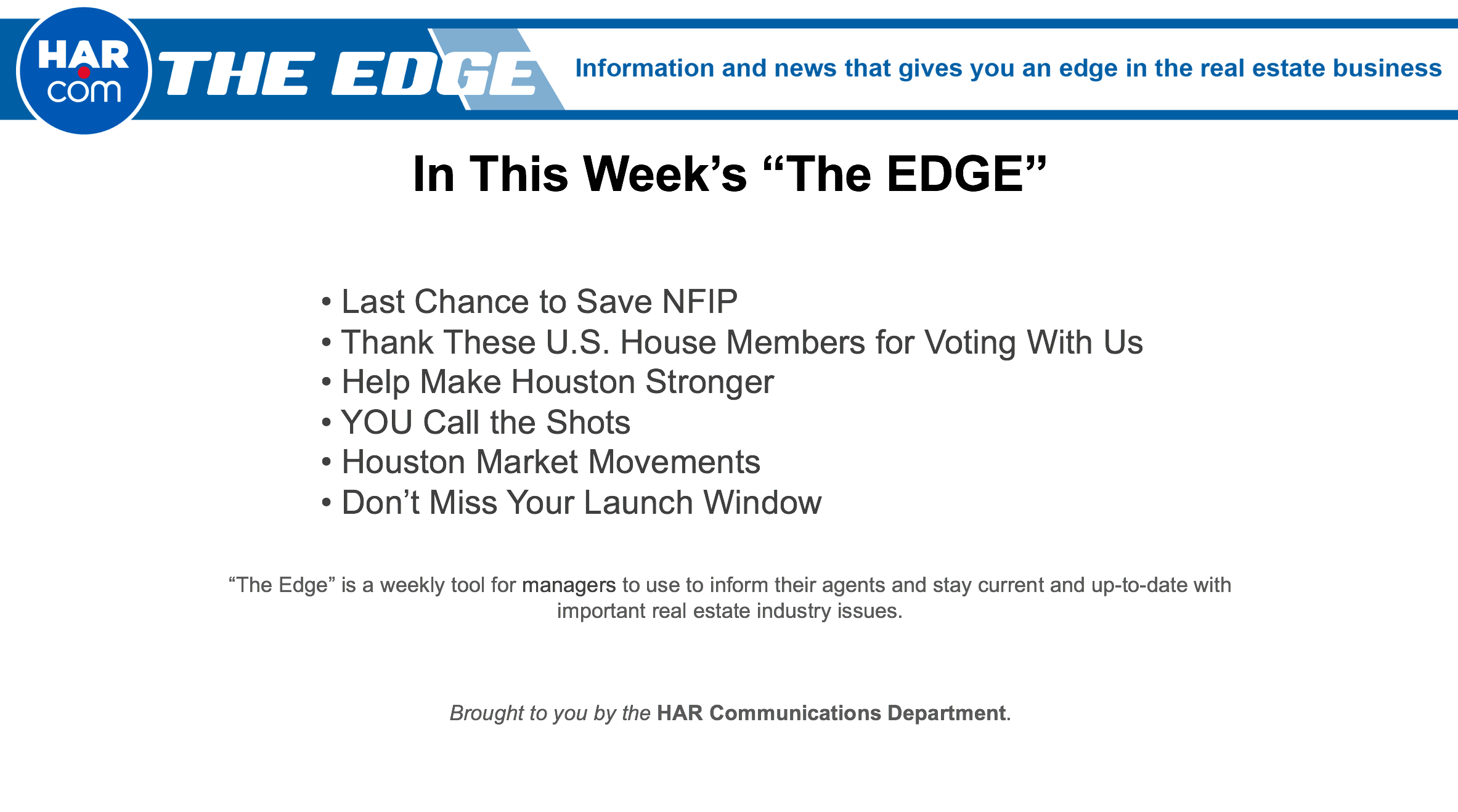 The EDGE: Week Of July 30, 2018