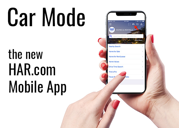 HAR takes its acclaimed HAR.com Mobile App to the streets – literally – with car mode.