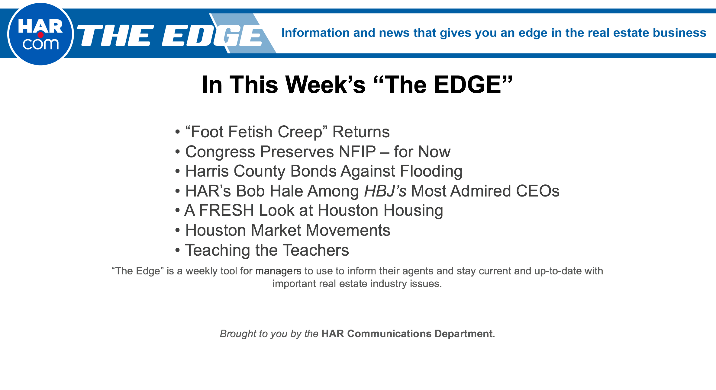 The EDGE: Week Of August 06, 2018
