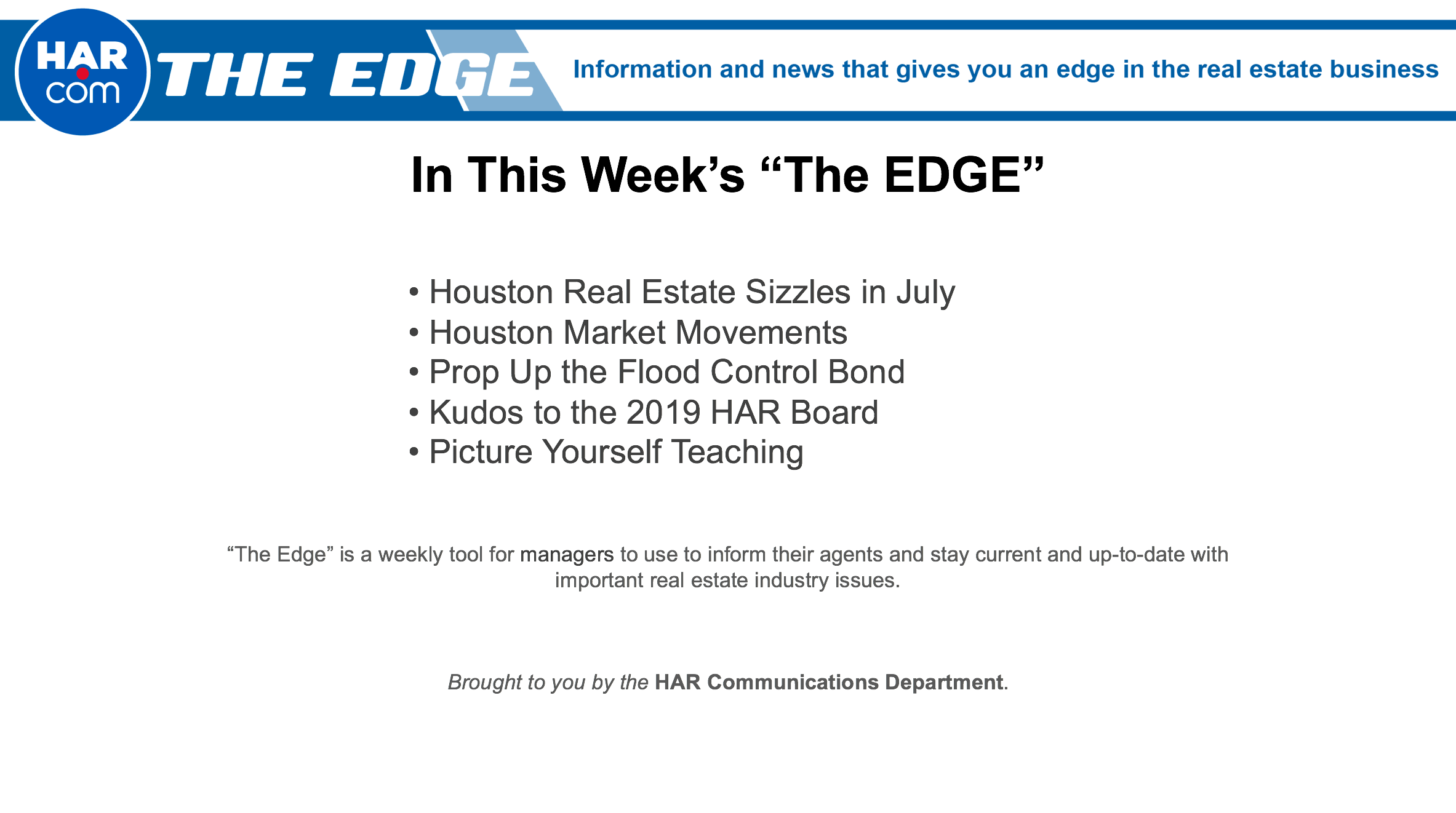The EDGE: Week Of August 13, 2018