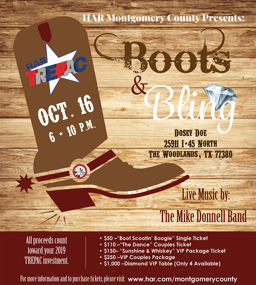 HAR Montgomery County presents Boots & Bling