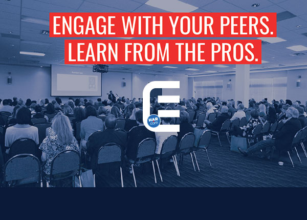 Engage with your peers.  Learn from the pros. | 2018 HAR ENGAGE