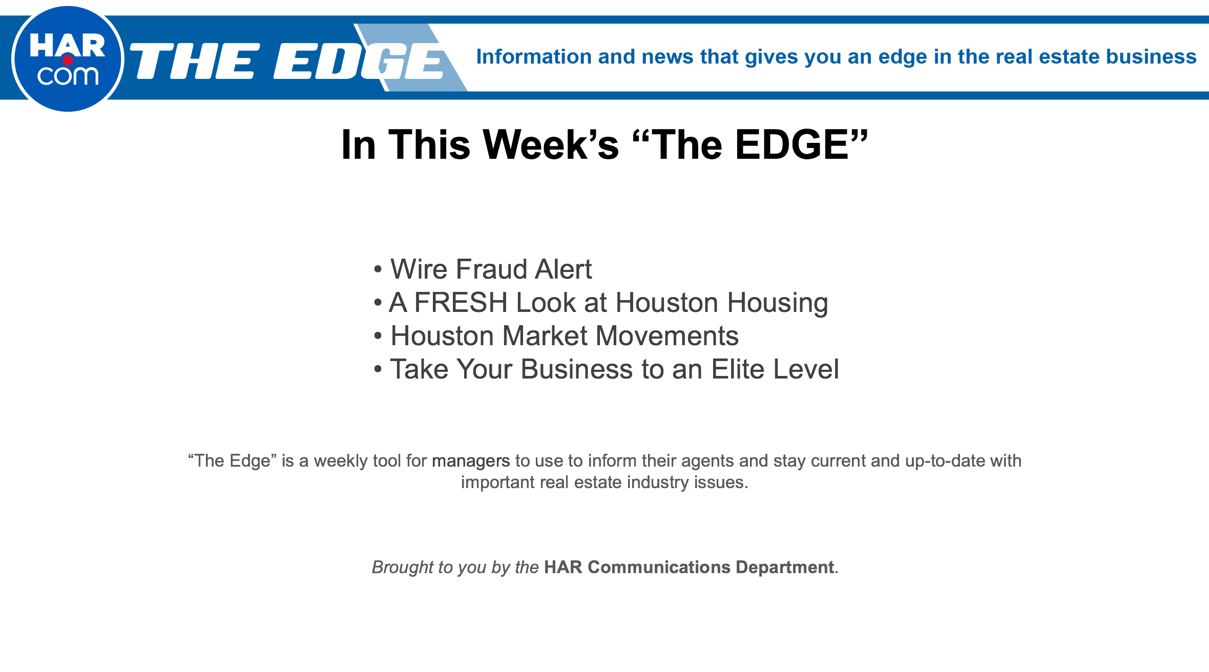 The EDGE: Week Of September 10, 2018
