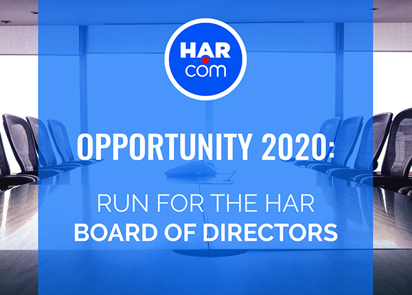 Opportunity 2020: Run for the HAR Board of Directors
