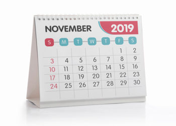 November 2019 Commercial Events Calendar