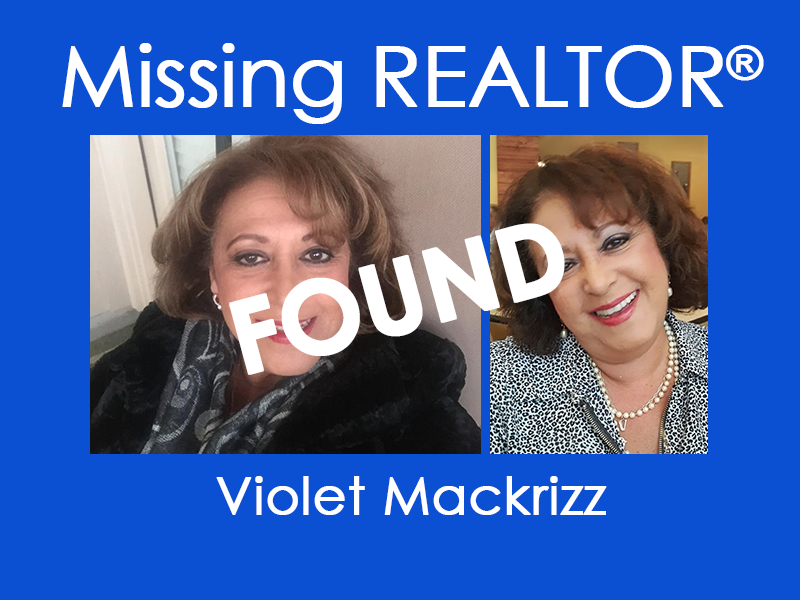 Missing REALTOR® Has Been Found