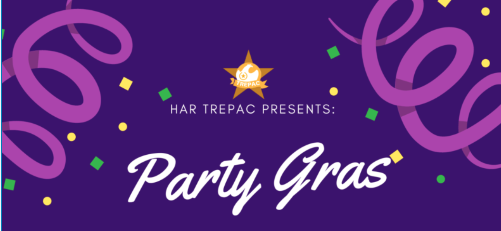 Mardi Gras is Around the Corner – PARTY GRAS with TREPAC!