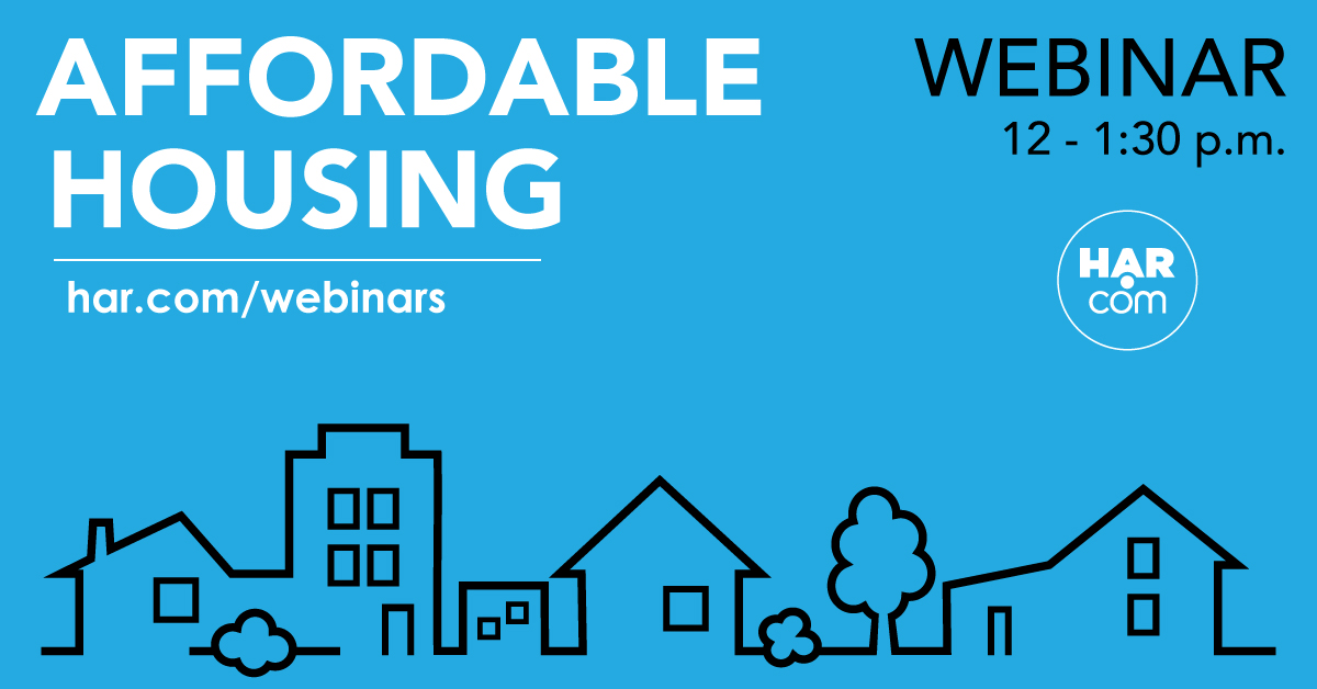 HAR Affordable Housing Webinars