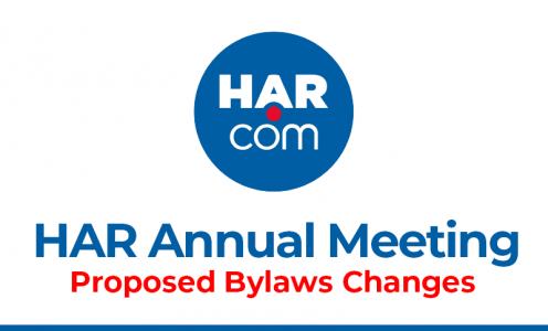 2021 HAR Annual Meeting Notice of Proposed Bylaws Changes