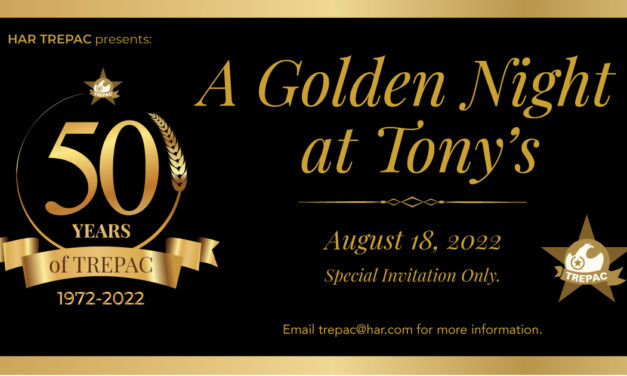 HAR TREPAC Presents A Golden Night at Tony’s!