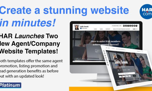 HAR Launches Two New Agent/Company Website Templates for Platinum Subscribers