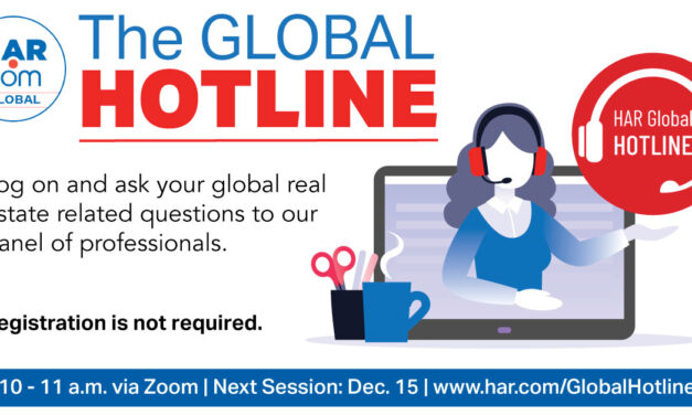 HAR Global Hotline: Next Session is December 15