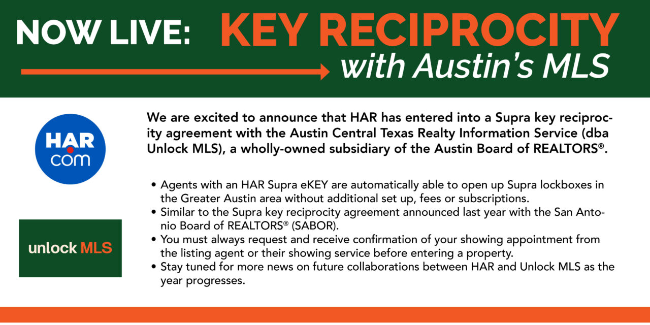 NOW LIVE: Key Reciprocity with Austin’s MLS