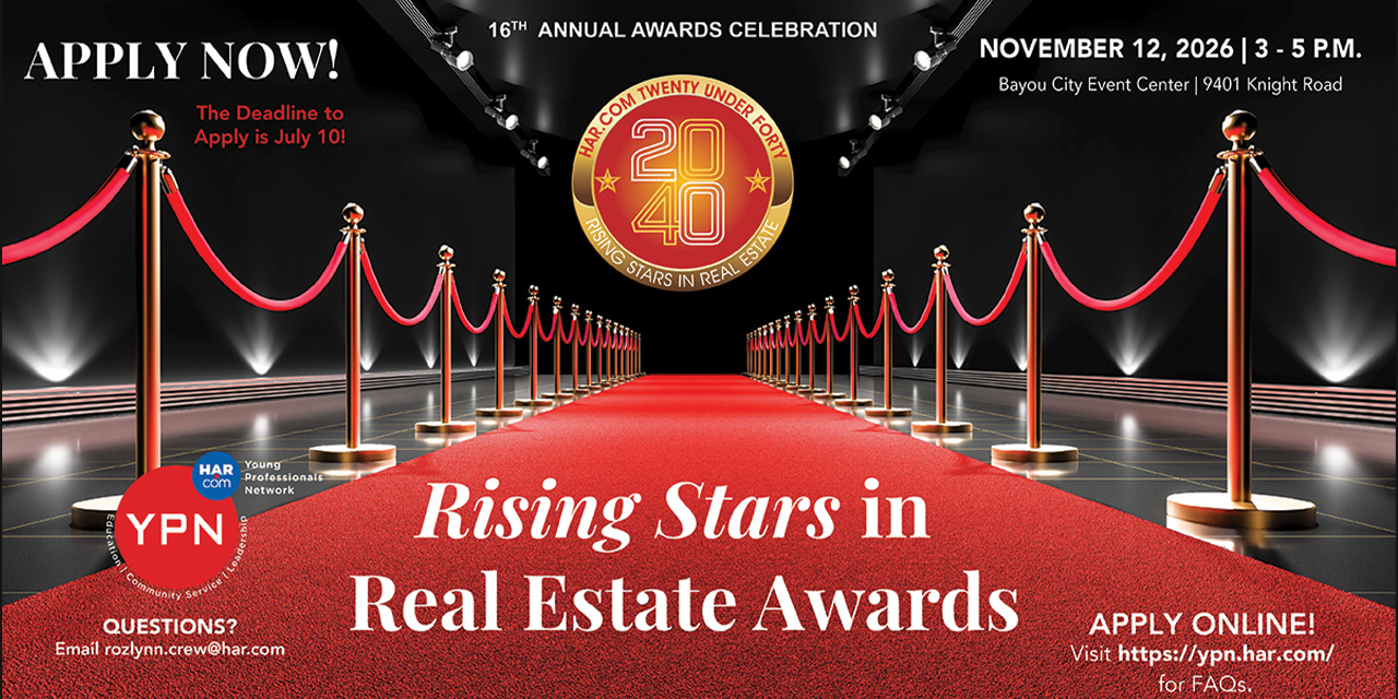 Rising Stars in Real Estate Awards Applications Open