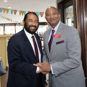 FPC Shad Bogany meeting with Congressman Al Green.